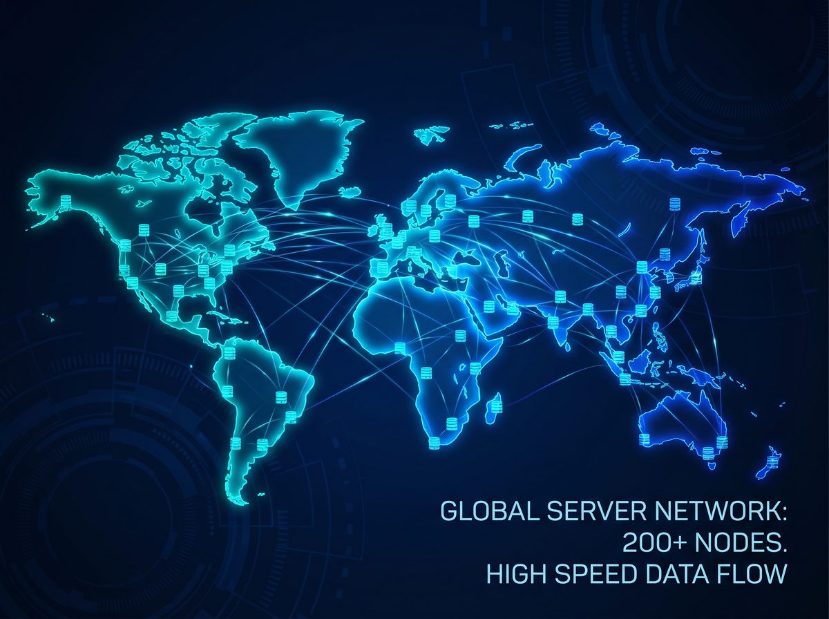 铃声加速器全球服务器节点分布图